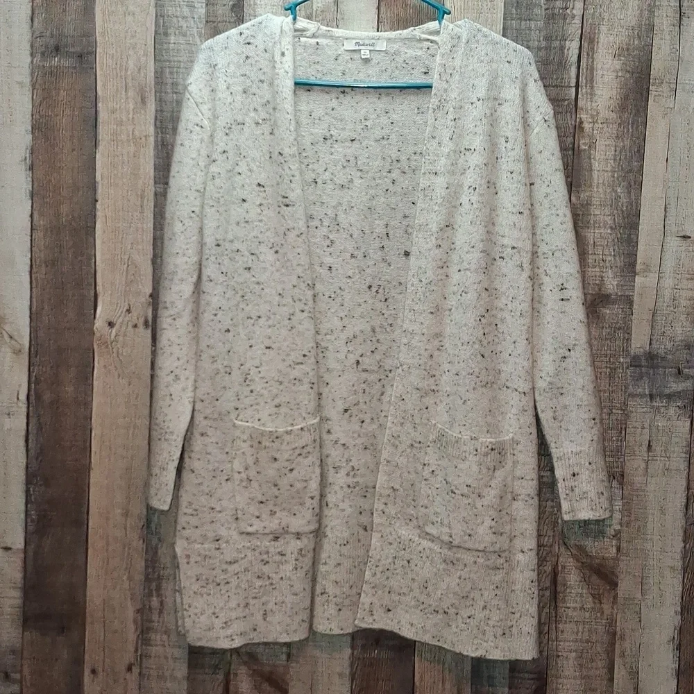 Women's Longer Madewell Sweater Wool Blend Size XS  Cardigan